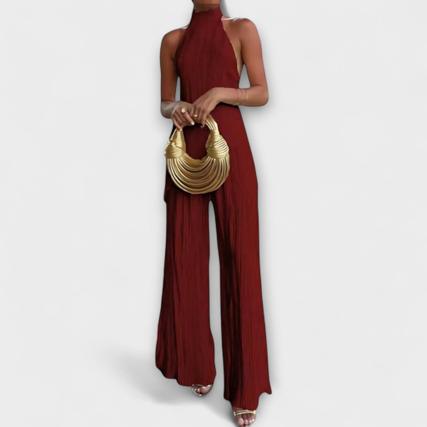 Pilarica - Elegant Pleated Asymmetrical Set