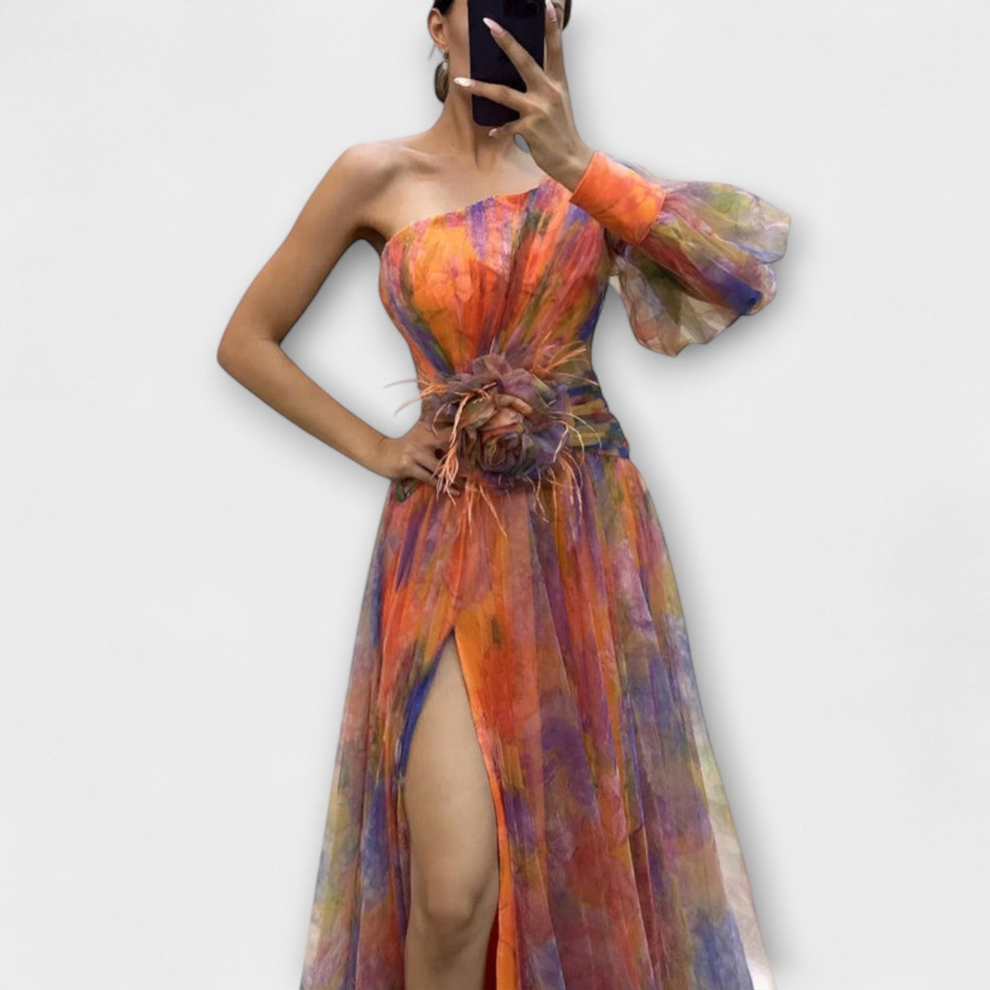 Minna – Asymmetrical Amelie Maxi Dress