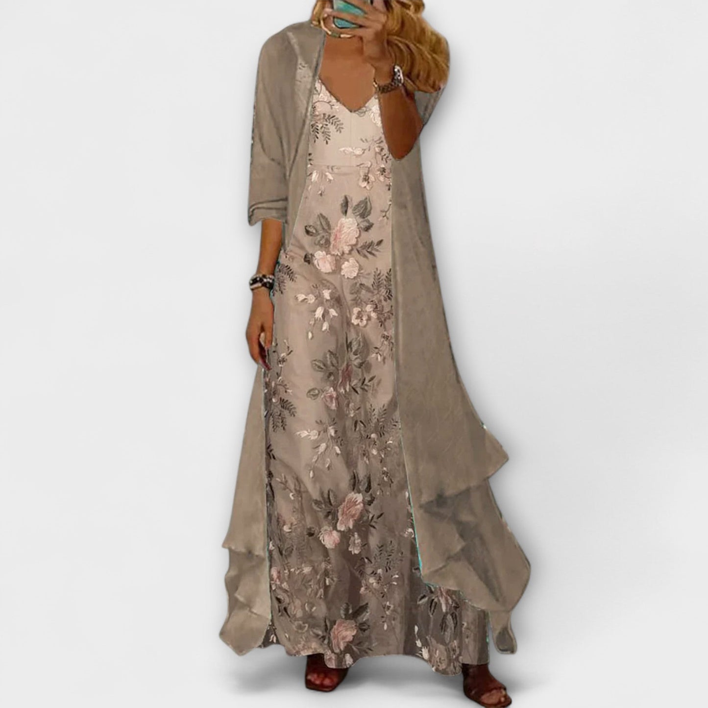 Mara - Maxi Dress with Jacket (2-Piece Set)