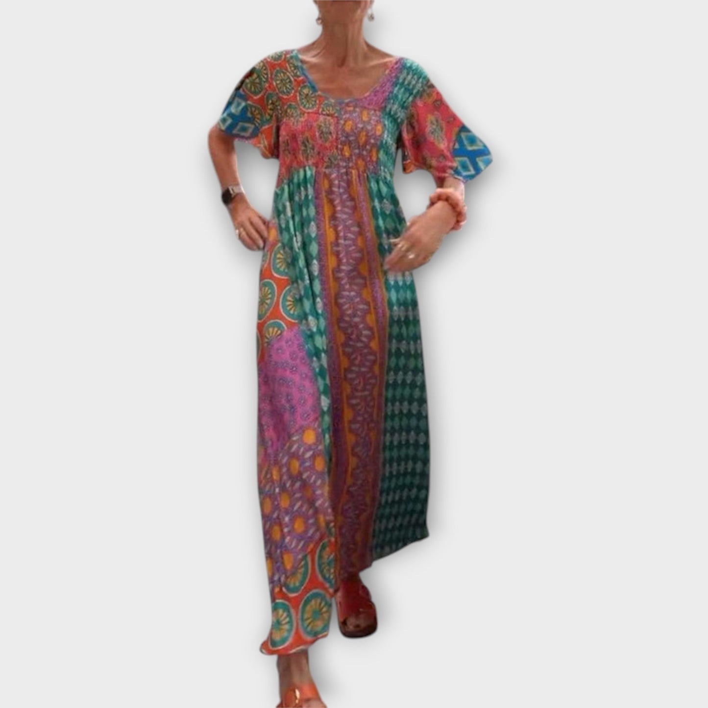 Melania - Vibrant Boho Dress