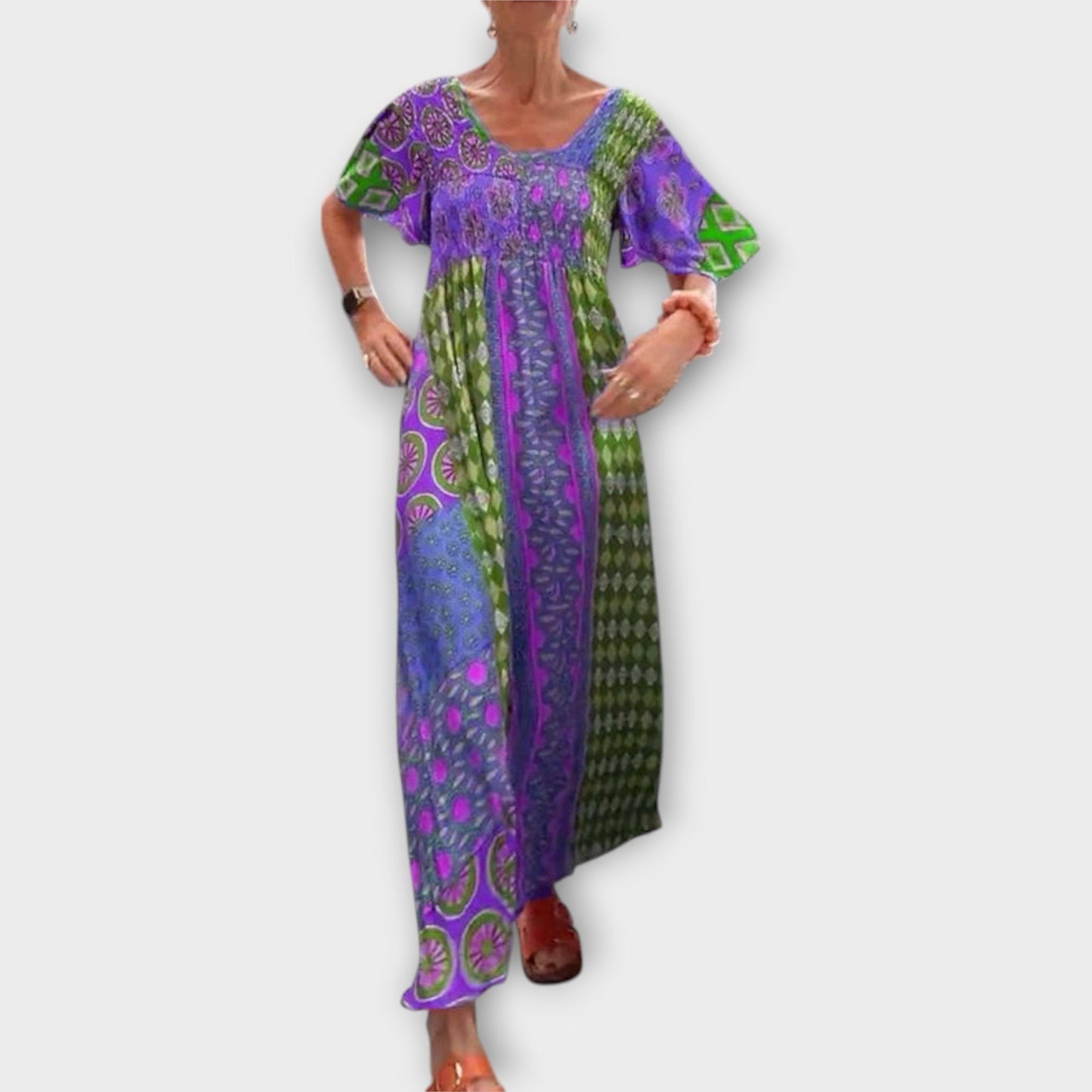 Melania - Vibrant Boho Dress