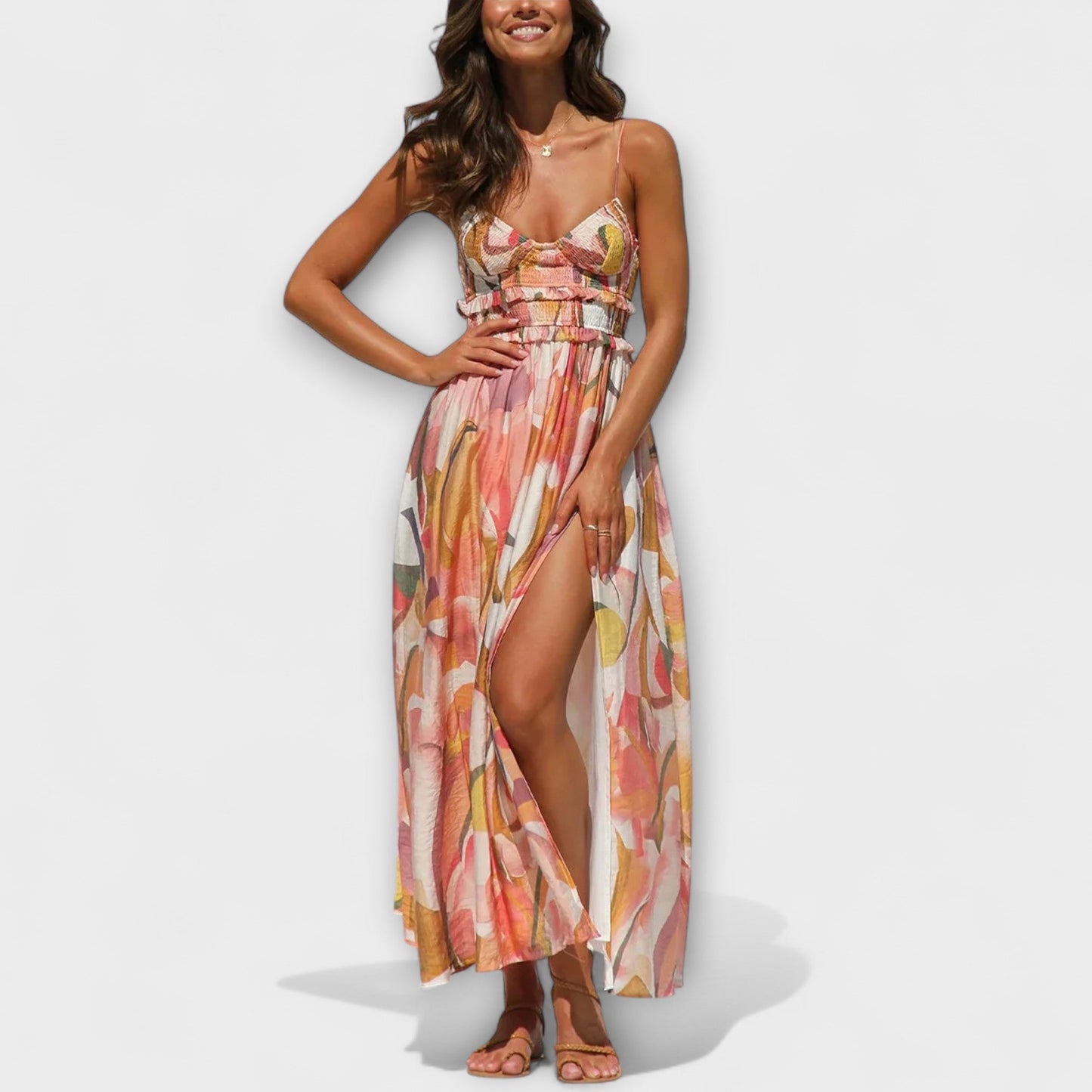 Annalise - Printed Walk Dress