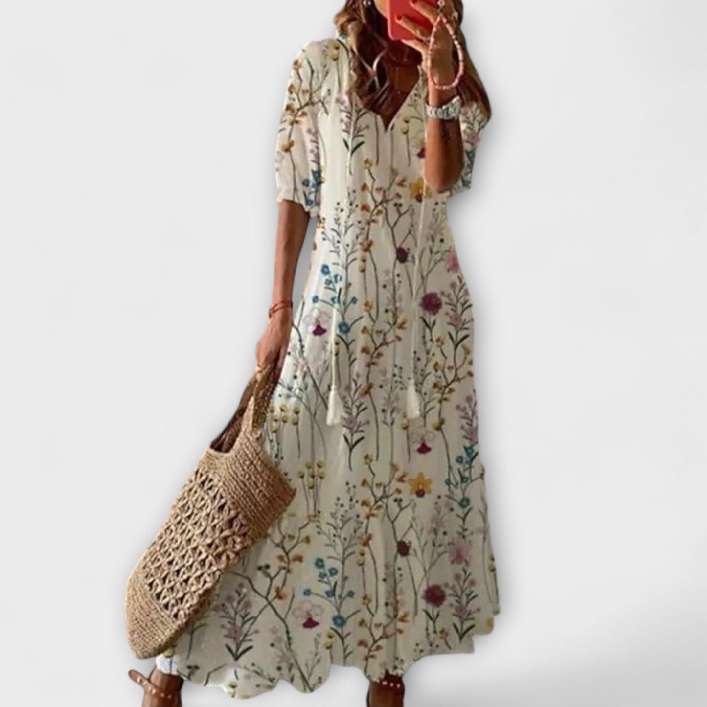 Anna – Women’s Bohemian Summer Dress with Flowing Silhouette
