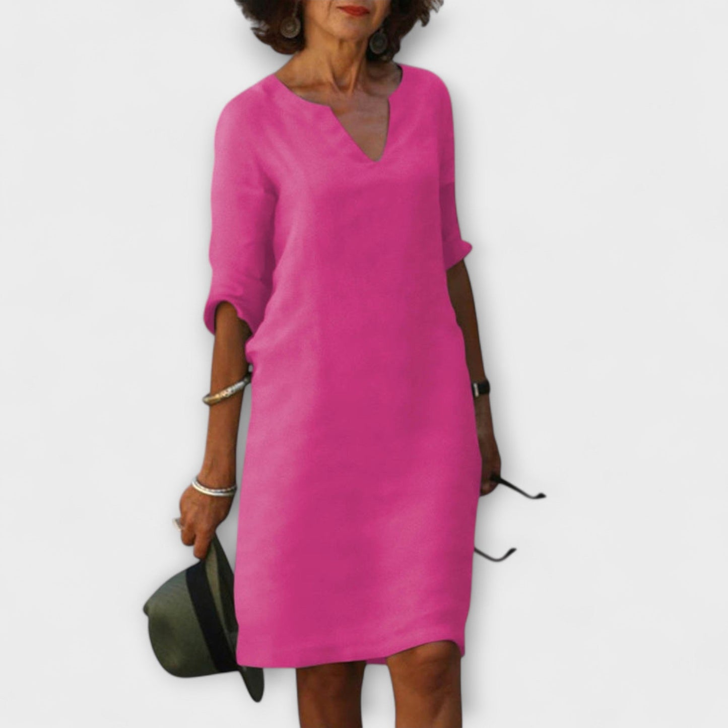 Ellyse - Stylish Summer Dress with V-Neck