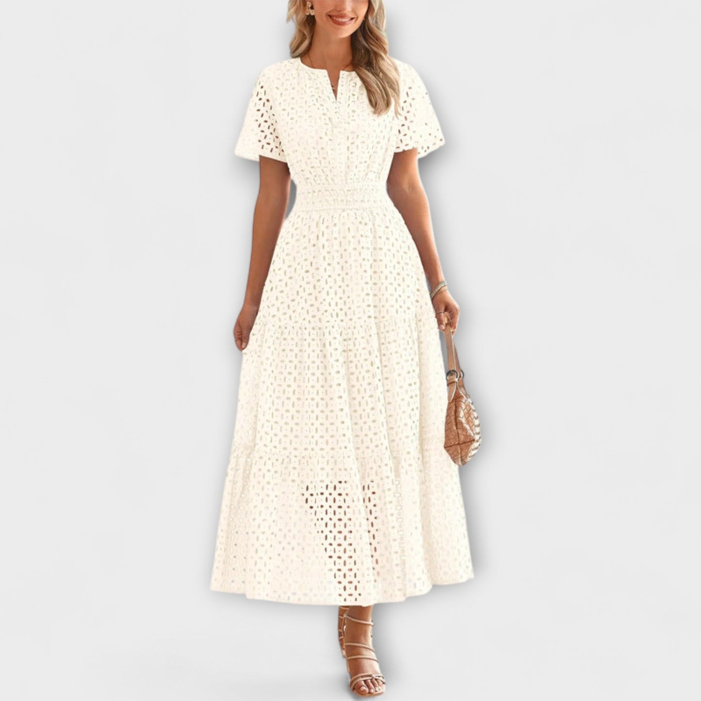 Linette - Elegant Lace Summer Dress