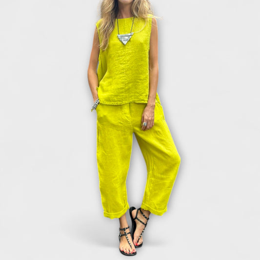 Jennifer - Relaxed Cotton-Linen Outfit