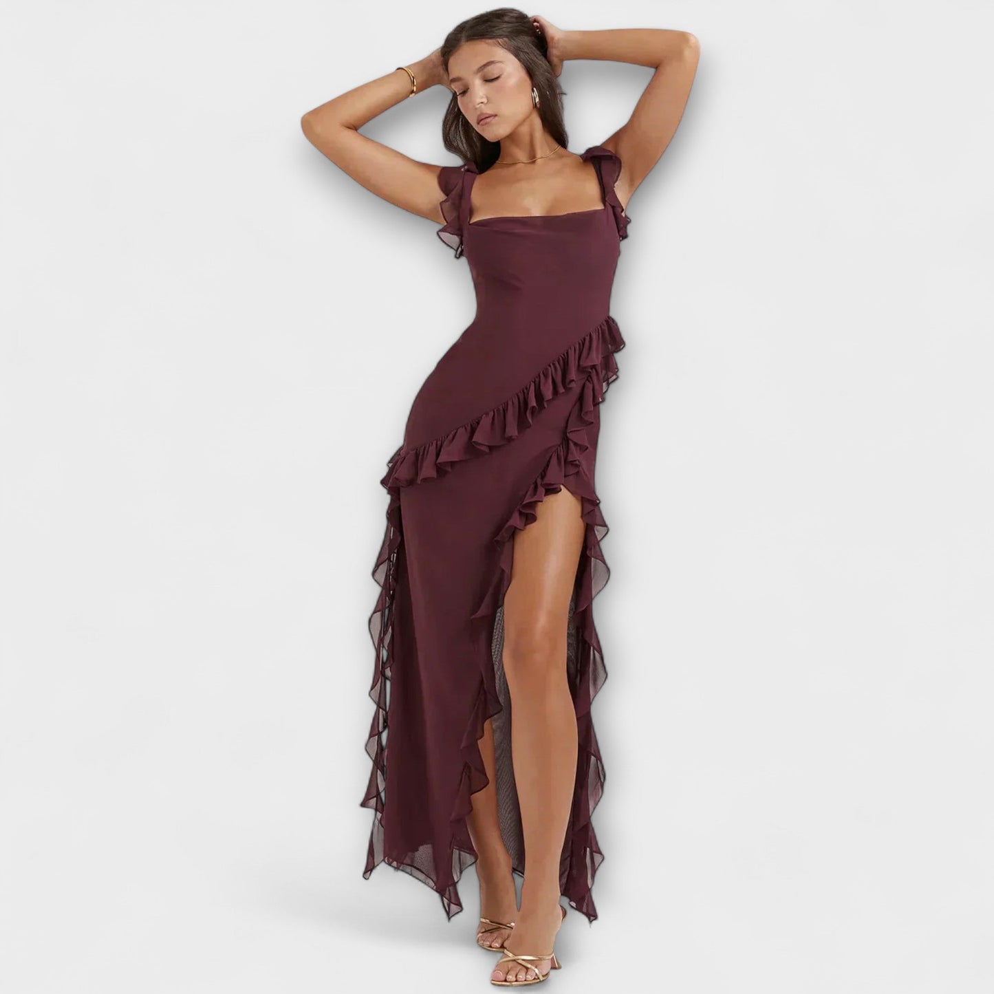 Lara - Stylish Maxi Dress with Slit