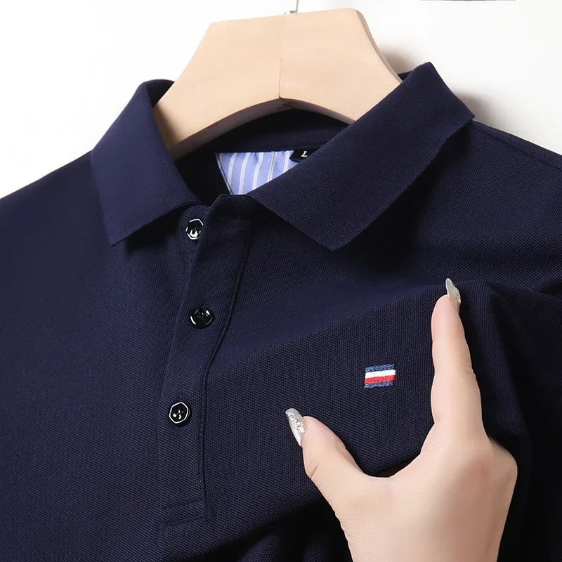 Fashion Polo Shirt Breathable and Comfortable Embroidered Top