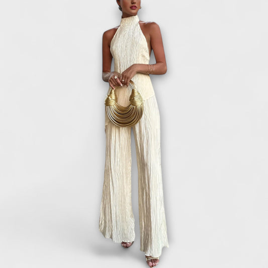 Pilarica - Elegant Pleated Asymmetrical Set