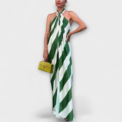 Marlowe - Striped Strapless Maxi Dress