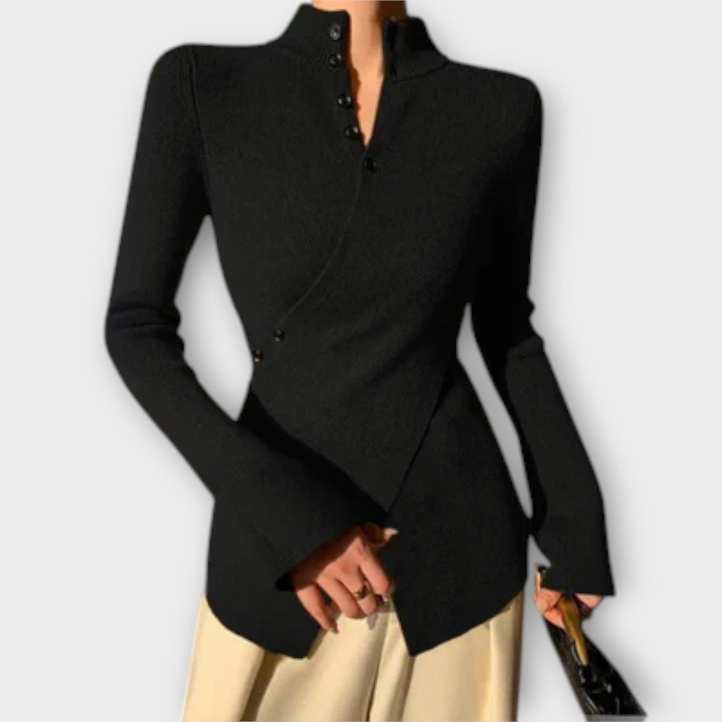 Michiko – Elegant Slim Fit Knit Sweater