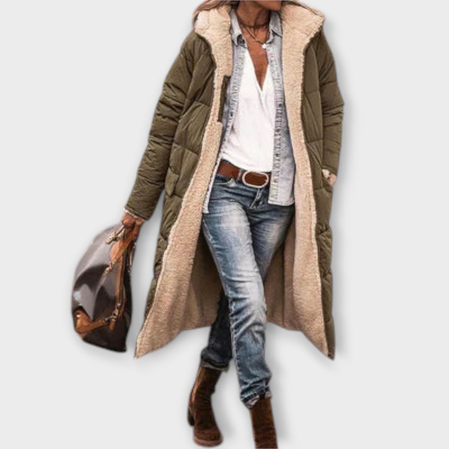 Kora - Cozy, Fur-Lined Coat