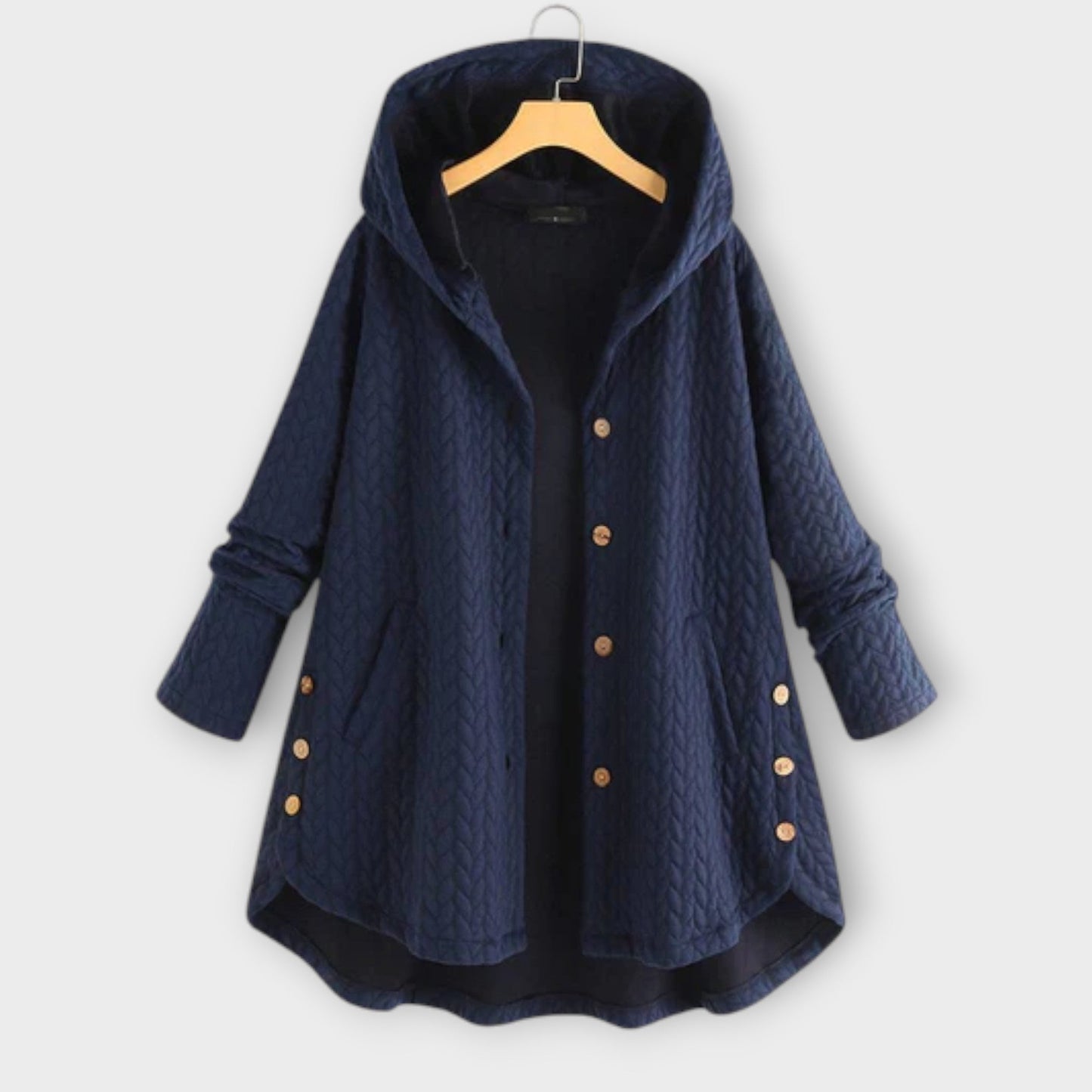 Leslie - Warm Button Placket Jacket
