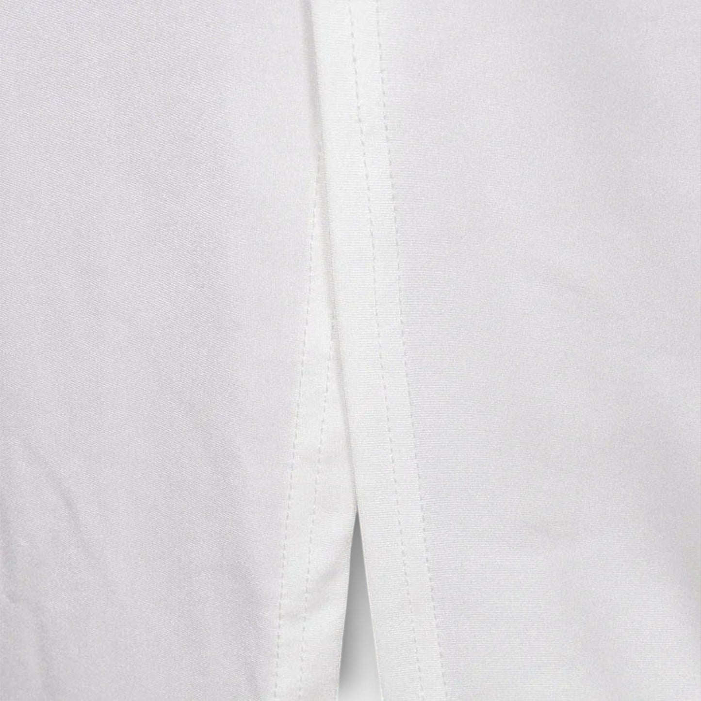 Selah - White Long Sleeve Dress with Waist Cutout and Rhinestone Accents