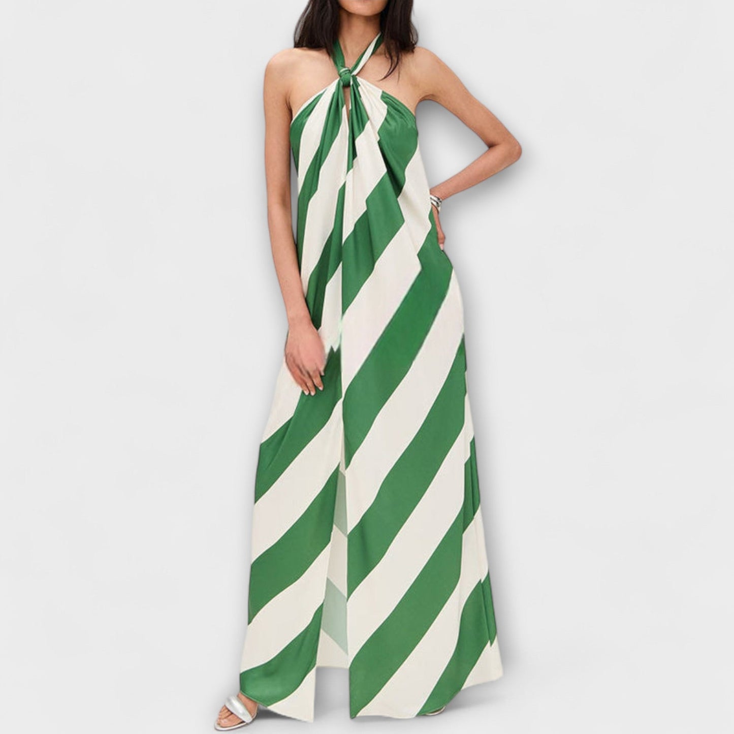 Marlowe - Striped Strapless Maxi Dress