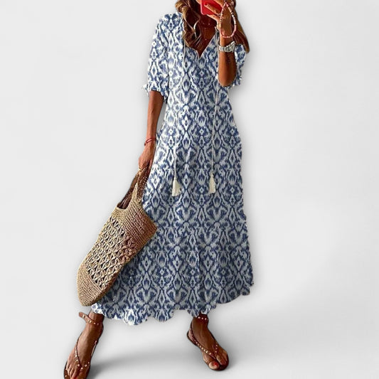 Anna – Women’s Bohemian Summer Dress with Flowing Silhouette
