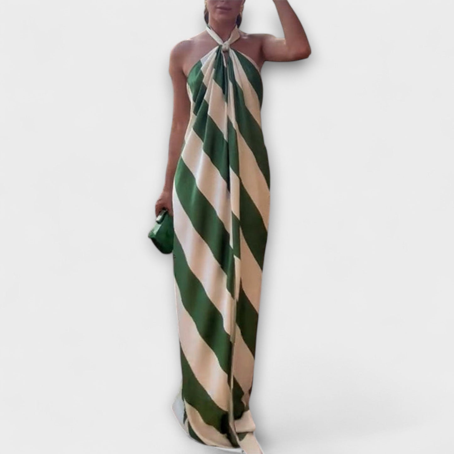 Marlowe - Striped Strapless Maxi Dress
