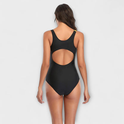 Sporty One-Piece with Back Slit