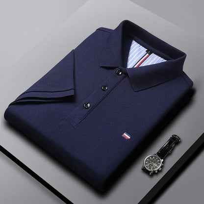 Fashion Polo Shirt Breathable and Comfortable Embroidered Top