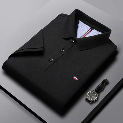 Fashion Polo Shirt Breathable and Comfortable Embroidered Top