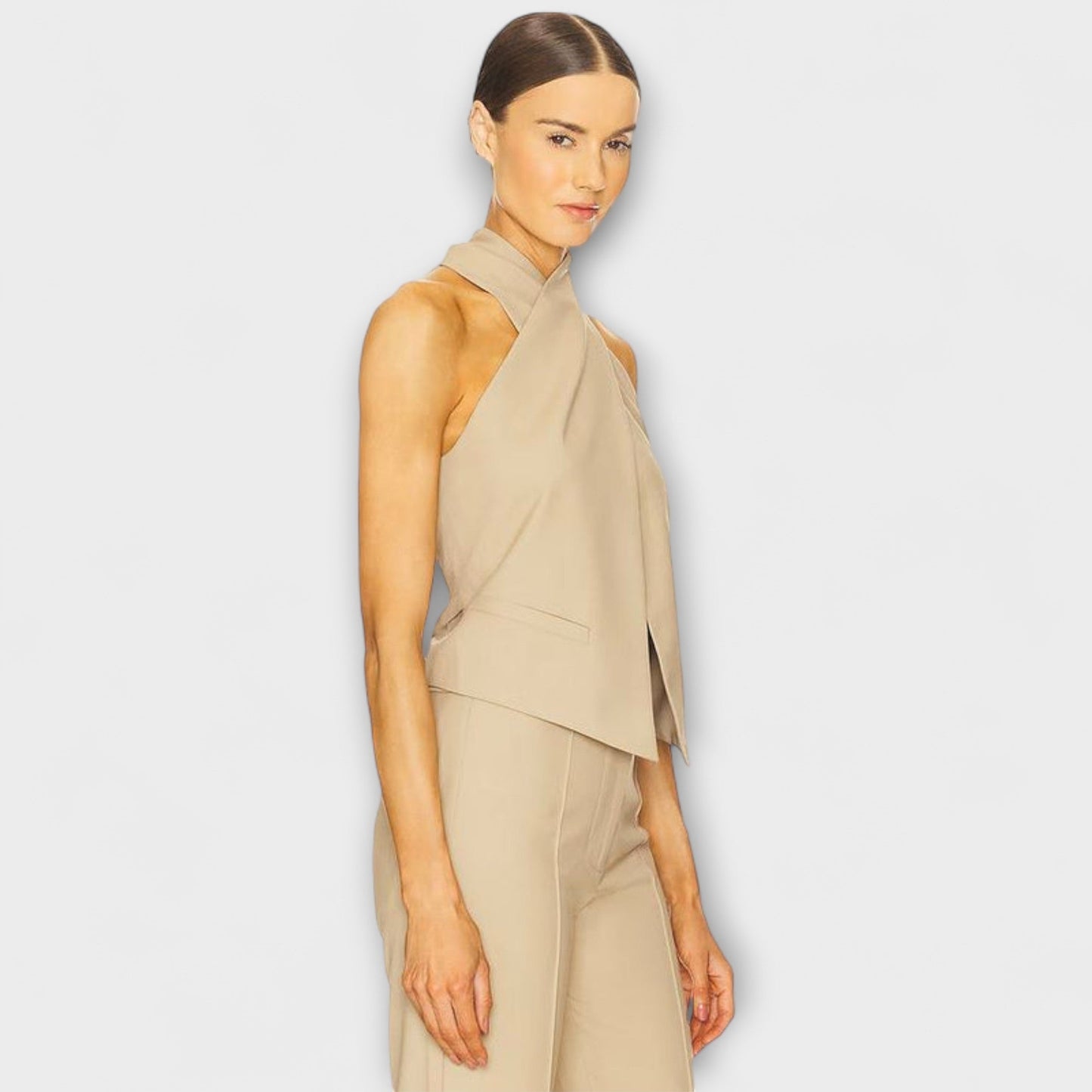 June - Crisscross Halter Neck Tanktop